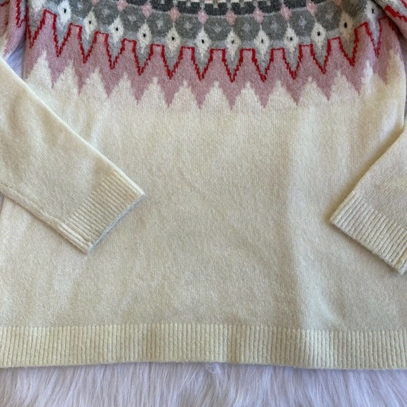 Talbots Sweater Knit Womens Sz S Petite Tie Neck Sequins Holidays Pullover. - Picture 5 of 9